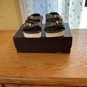 Sam Edelman Animal Print Platform Sandals